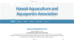 Desktop Screenshot of hawaiiaquacultureassociation.org